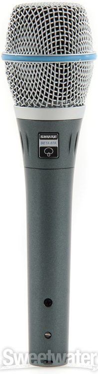 Shure Beta87A Handheld Microphone Bundle with Stand and Cable