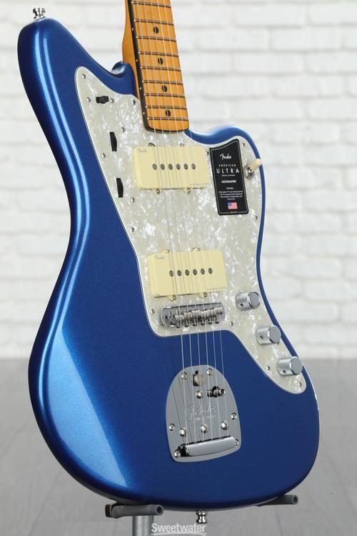 Fender American Ultra Jazzmaster - Cobra Blue with Maple Fingerboard