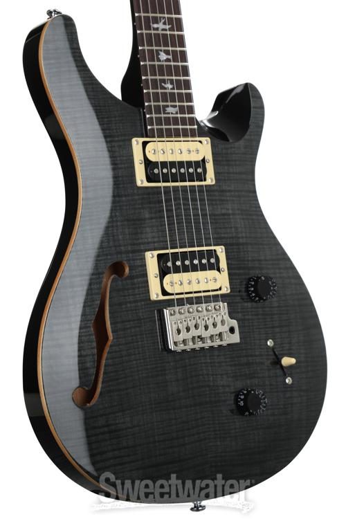 PRS SE Custom 22 Semi-Hollow Electric Guitar - Gray Black