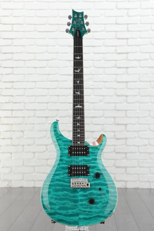 PRS SE Custom 24 Electric Guitar - Quilted Turquoise | Sweetwater