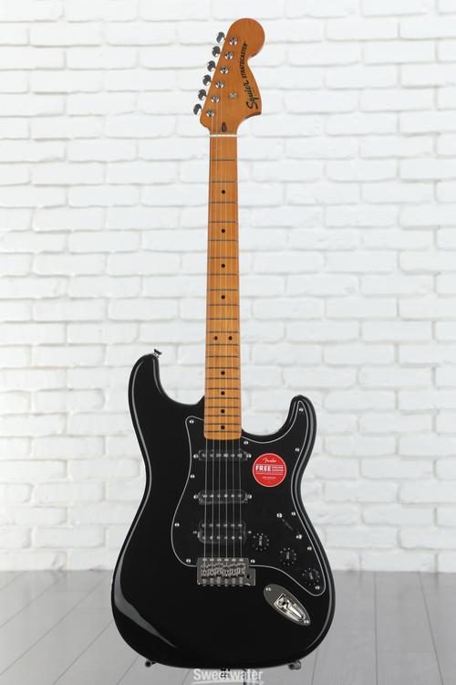 Squier Classic Vibe '70s Stratocaster HSS - Black with Maple Fingerboard