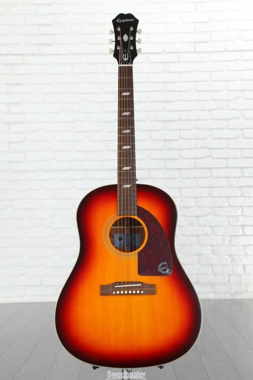 Epiphone Masterbilt Texan Acoustic-Electric Guitar - Faded Cherry