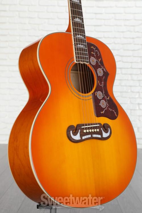 Epiphone J-200 Acoustic-Electric - Heritage Cherry Sweetwater Exclusive