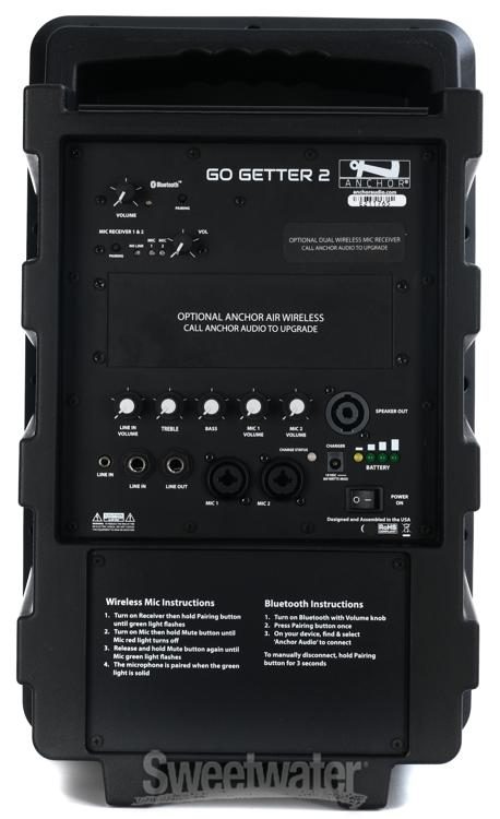 Anchor Audio GG2-U2 Go Getter 2 Portable Sound System | Sweetwater