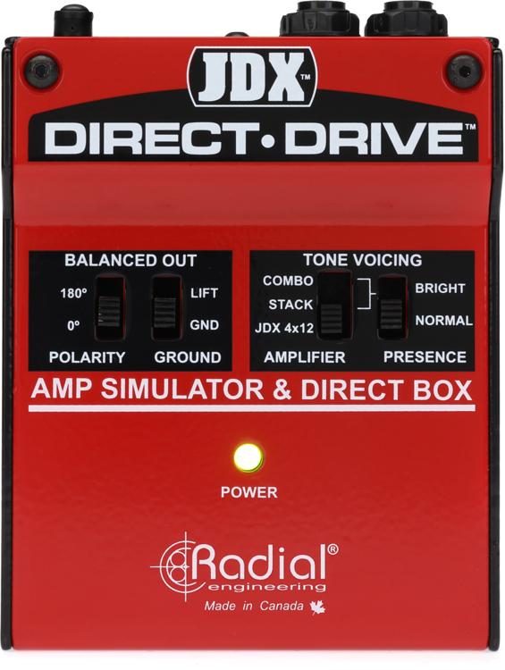 Radial JDX Direct-Drive Active Guitar Amp Direct Box | Sweetwater