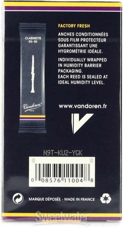 Vandoren V21 anches pour clarinette Sib (BB) 3, 10 pcs