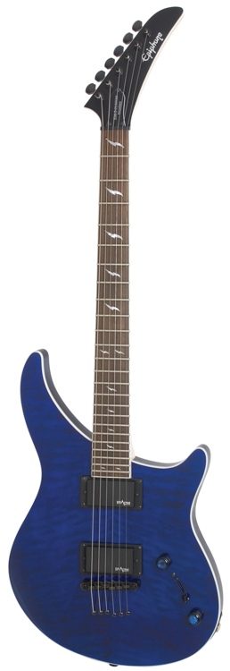 Epiphone Prophecy EM-2 Custom EX - Stopbar, Sapphire Blue | Sweetwater