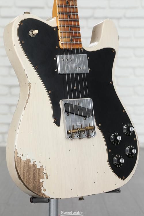 Fender Custom Shop Limited-edition '70s Telecaster Custom Heavy Relic  Electric Guitar - Aged White Blonde