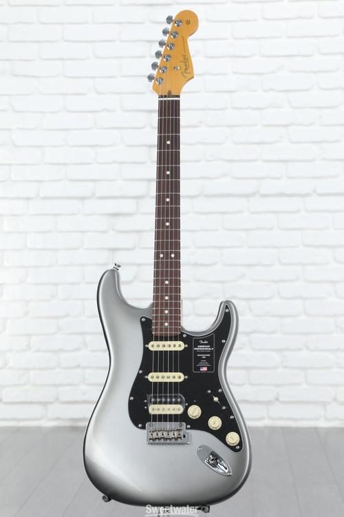 Fender American Professional II Stratocaster HSS - Mercury with Rosewood  Fingerboard