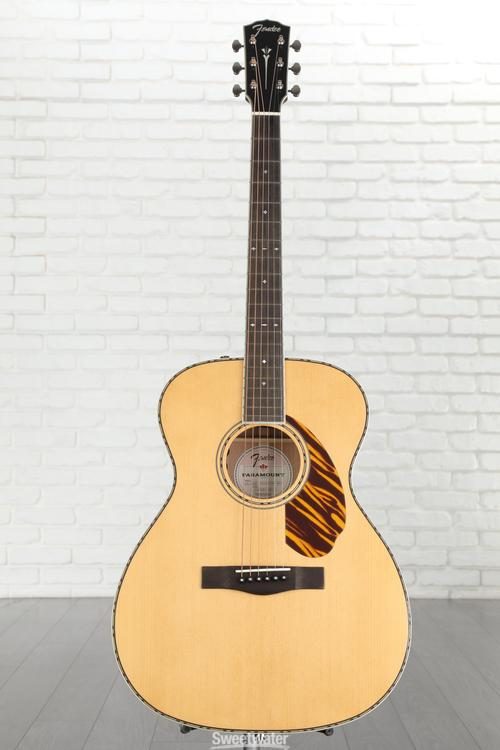 Fender Paramount PO-220E Orchestra Acoustic-electric Guitar - Natural