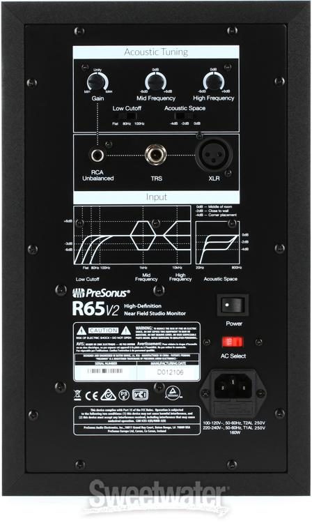 PreSonus R65 V2 6.5-inch Powered Studio Monitor | Sweetwater