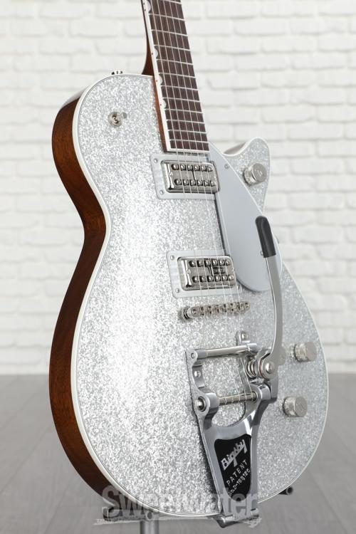 Gretsch G6129 Players Edition Duo Jet - Silver Sparkle