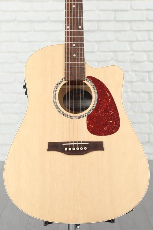 Seagull Guitars Coastline S6 Slim Cutaway Spruce Presys II  Acoustic-electric Guitar - Natural