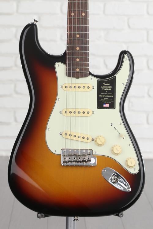 Fender American Vintage II 1961 Stratocaster Electric Guitar - 3-tone  Sunburst