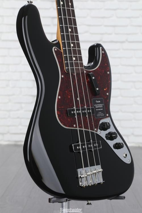 Fender Vintera II '60s Jazz Bass - Black with Rosewood Fingerboard