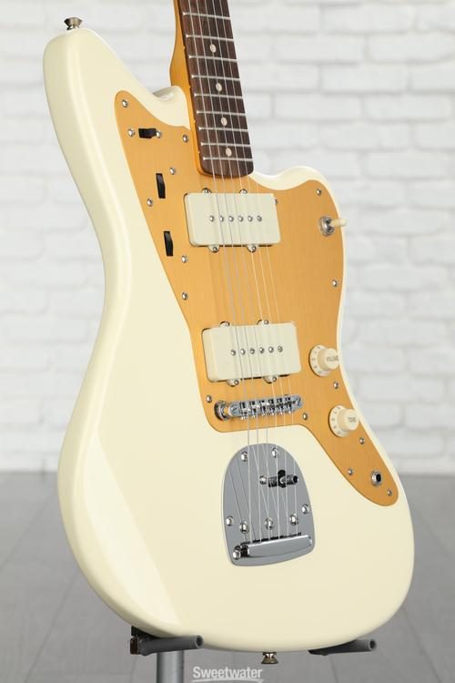 Squier J Mascis Signature Jazzmaster - Vintage White with Indian