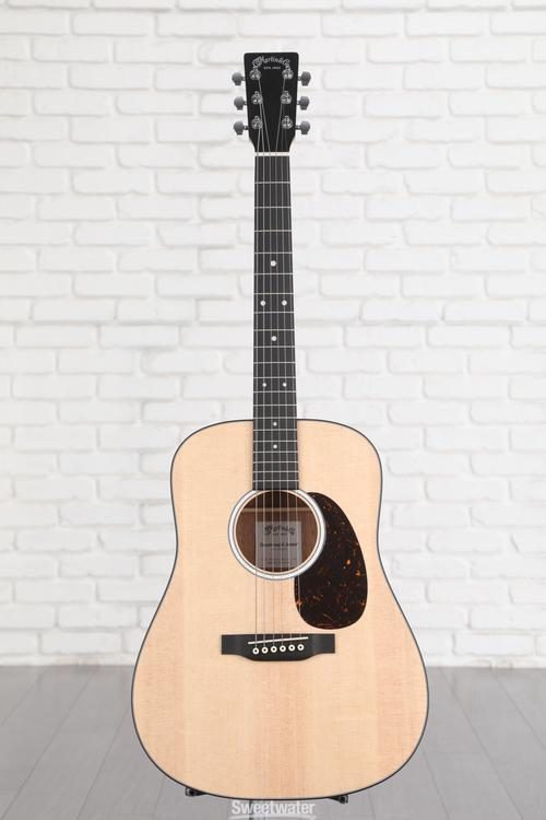 Martin D Jr-10 Acoustic Guitar - Natural Spruce | Sweetwater