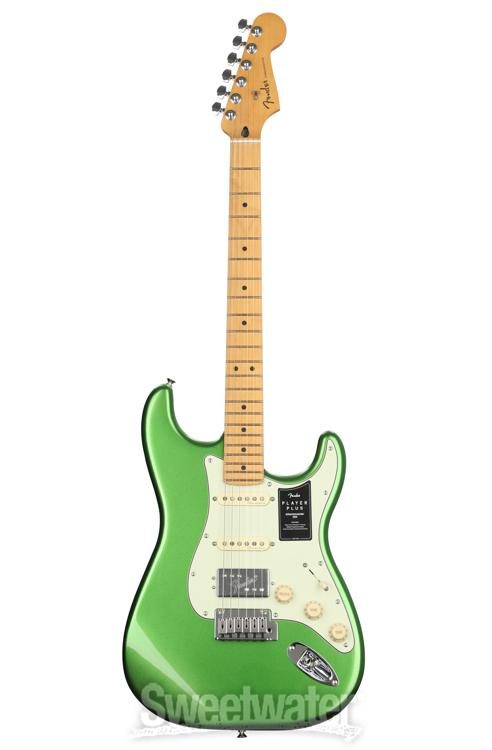 Fender Player Plus Stratocaster HSS Electric Guitar - Cosmic Jade with  Maple Fingerboard