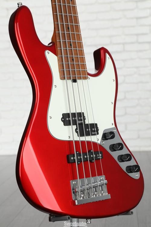 Sadowsky MetroExpress 21-fret Hybrid PJ 5-string Bass - Candy Apple Red  Metallic