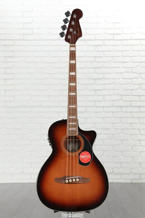 Fender Kingman Acoustic-electric Bass - Shaded Edge Burst