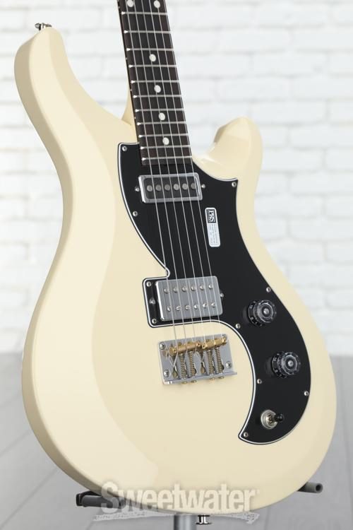 PRS S2 Vela Electric Guitar - Antique White Gloss | Sweetwater