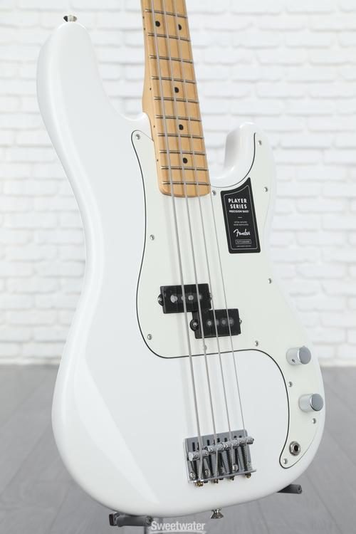 Fender Player Precision Bass - Polar White with Maple Fingerboard