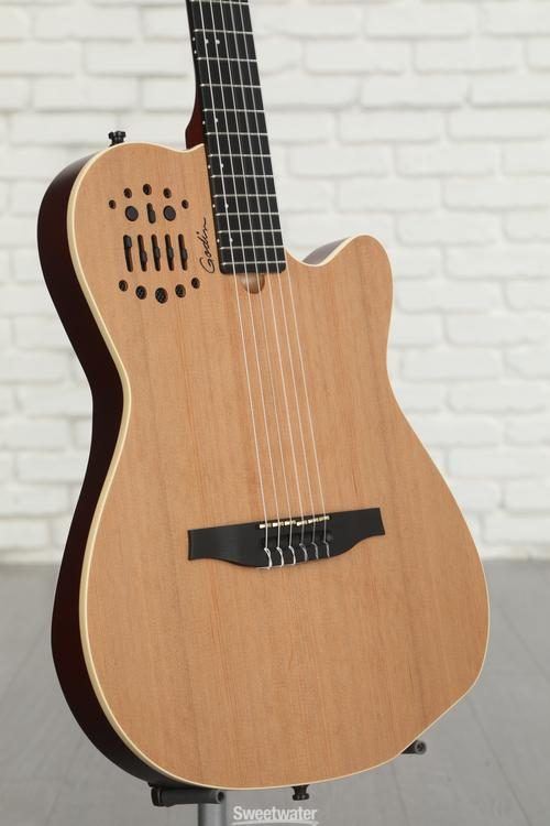 Godin ACS-SA Slim, Nylon String Acoustic-Electric Guitar - Natural