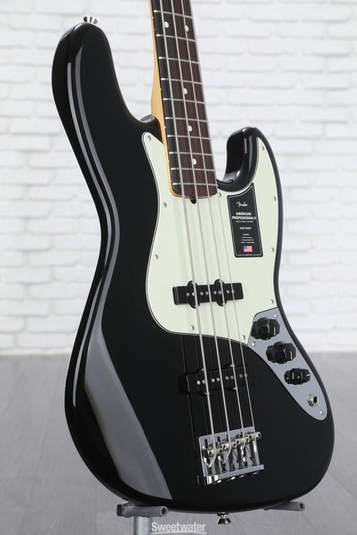 Fender American Professional II Jazz Bass - Black with Rosewood Fingerboard