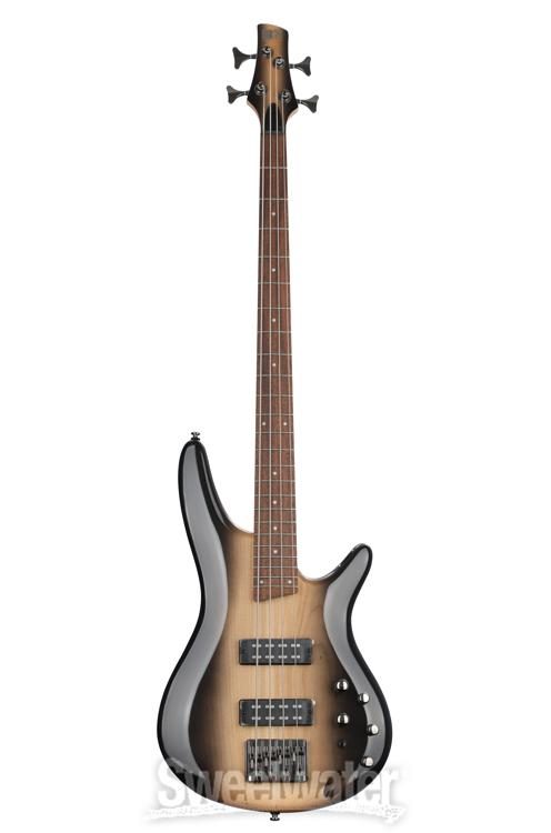 Ibanez SR370E 4-String Bass in Surreal Black Dual Fade Gloss