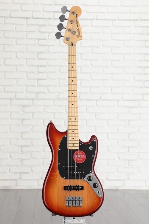 Fender mustang deals bass sienna sunburst