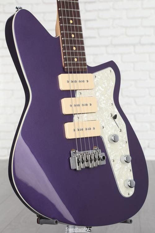 Reverend Jetstream 390 Solidbody Electric Guitar - Italian Purple with  Rosewood Fingerboard