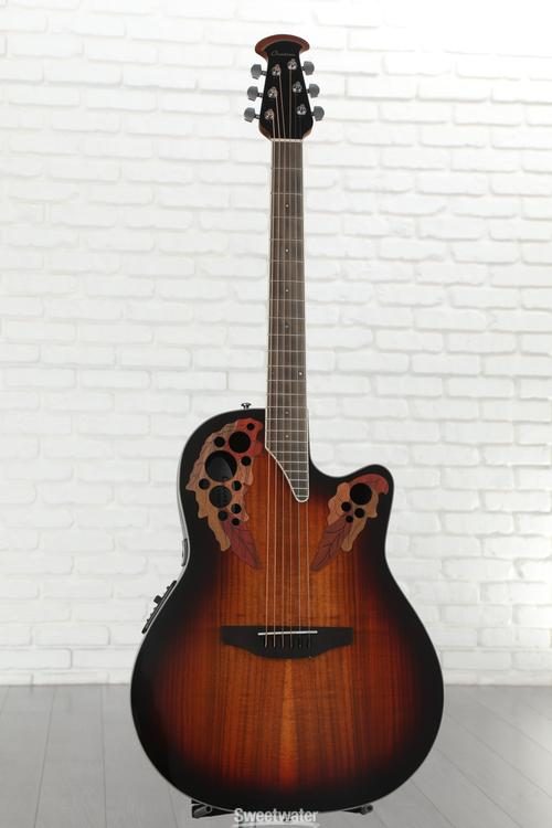 Ovation Celebrity Elite CE48P-KOAB Super Shallow Acoustic-electric