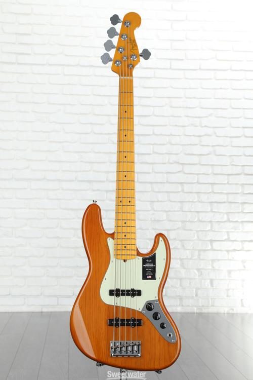 Fender American Professional II Jazz Bass V - Roasted Pine with