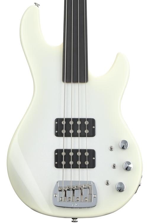 G&L Custom Shop L-2000 Fretless Electric Bass Guitar - Polar Burst
