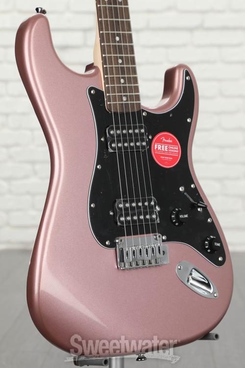 Squier Affinity Series Stratocaster Electric Guitar - Burgundy ...
