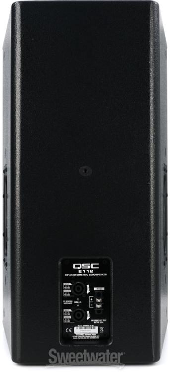 Altavoz pasivo de 12″ de dos vías QSC E112 de 1600 W – Sonotec