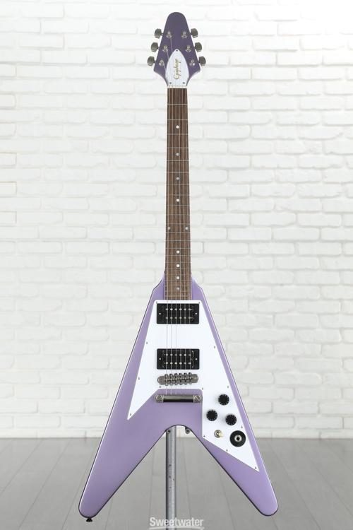 Gibson 58 flying v deals purple sparkle ch