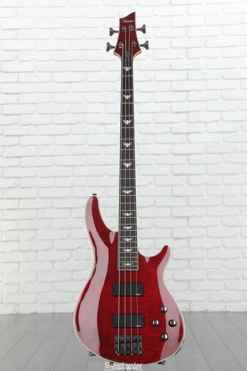 Schecter Omen Extreme-4 Bass Guitar - Black Cherry