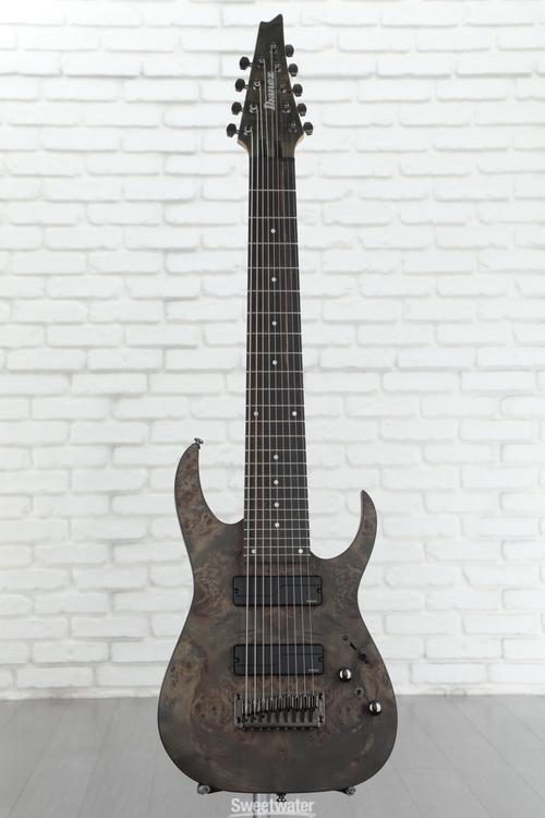 Ibanez Axe Design Lab RG9PB 9-string Electric Guitar - Transparent Gray Flat