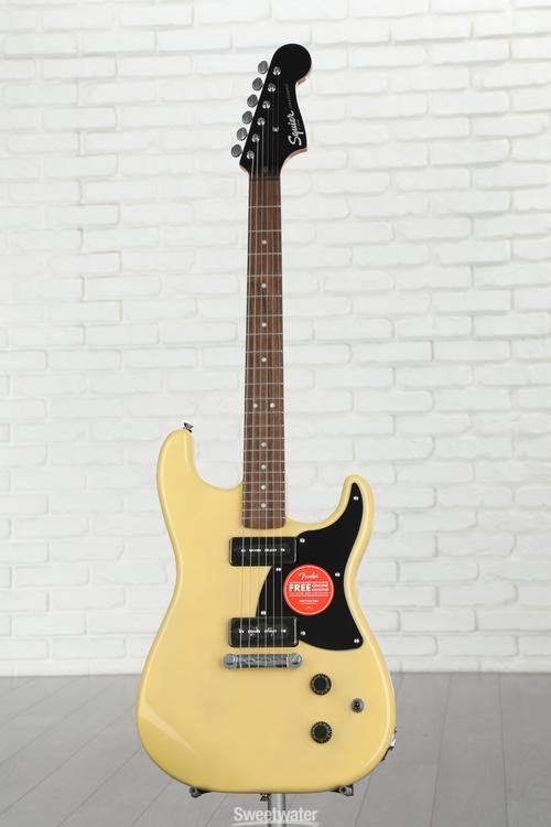Squier Paranormal Strat-O-Sonic Electric Guitar - Vintage Blonde 