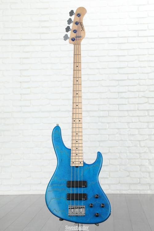 Sadowsky MetroLine 24-fret Modern Bass, Swamp Ash Body, 4-string - Ocean  Blue Transparent Satin