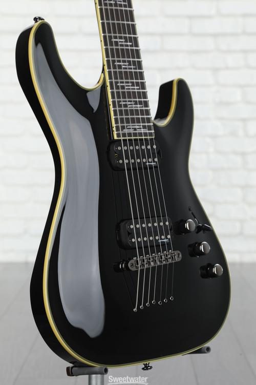 Schecter C-7 Blackjack Electric Guitar - Black Gloss-