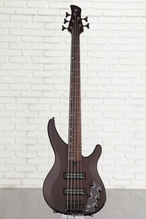 Yamaha TRBX505 5-string Bass Guitar - Translucent Brown