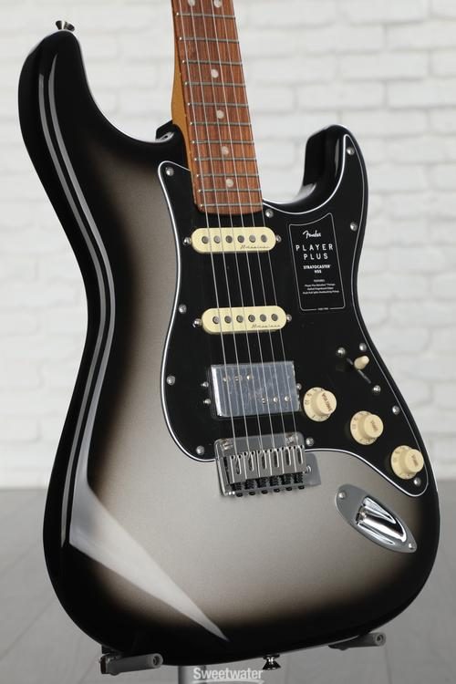 Fender Player Plus Stratocaster HSS Electric Guitar - Silverburst with Pau  Ferro Fingerboard