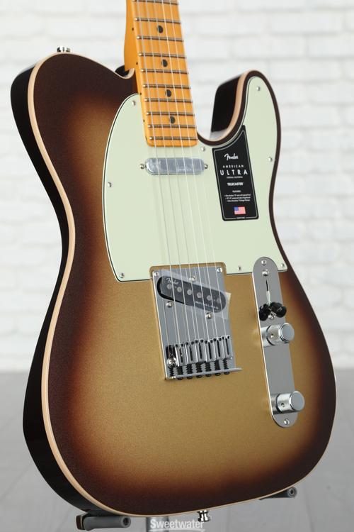 Fender American Ultra Telecaster - Mocha Burst with Maple Fingerboard