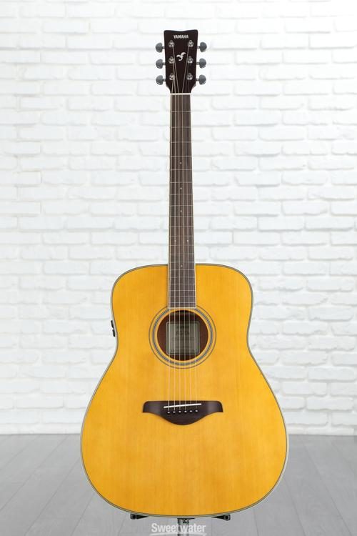 Yamaha FG-TA TransAcoustic Dreadnought Acoustic-electric Guitar - Vintage  Tint