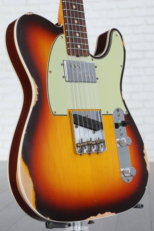 Fender Custom Shop Limited Edition Cunife Telecaster Custom Relic - Faded  Aged Chocolate 3-Color Sunburst