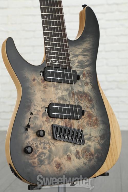 Schecter Reaper-7 Multiscale Left-handed - Satin Charcoal Burst