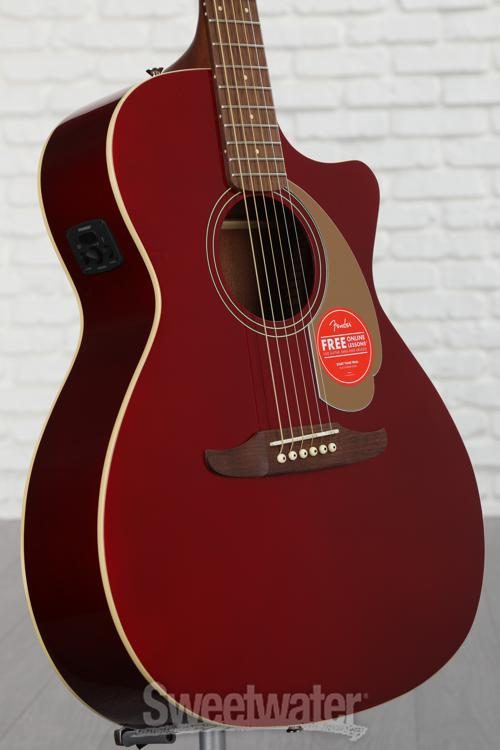 Fender Fender Newporter Player Acoustic-electric Guitar - Candy 