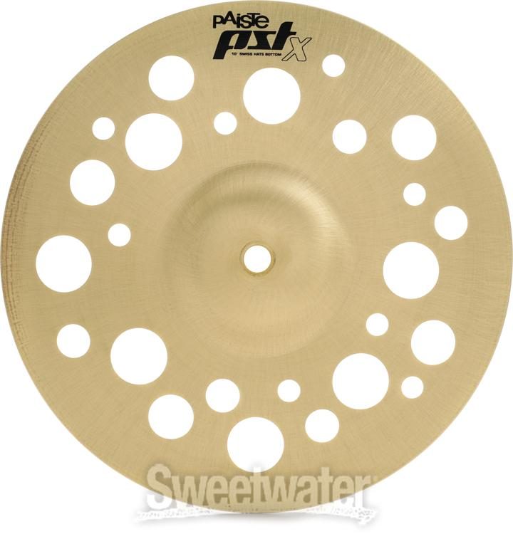 Paiste 10 inch PST X Swiss Hi-hat Cymbals | Sweetwater